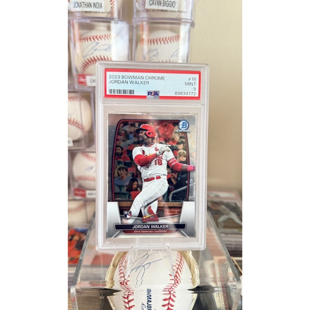 Jordan Walker 2023 Bowman Chrome #18 RC Cardinals